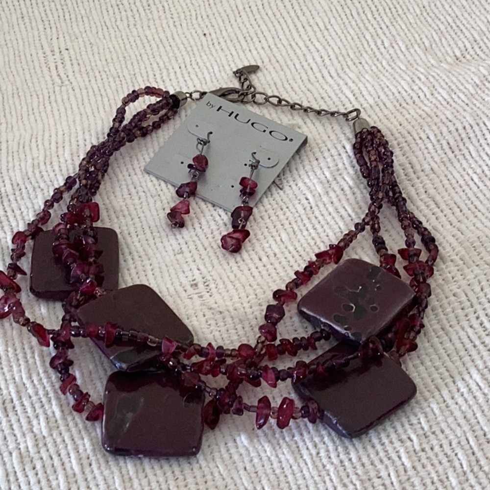 Hugo Necklace & Earrings